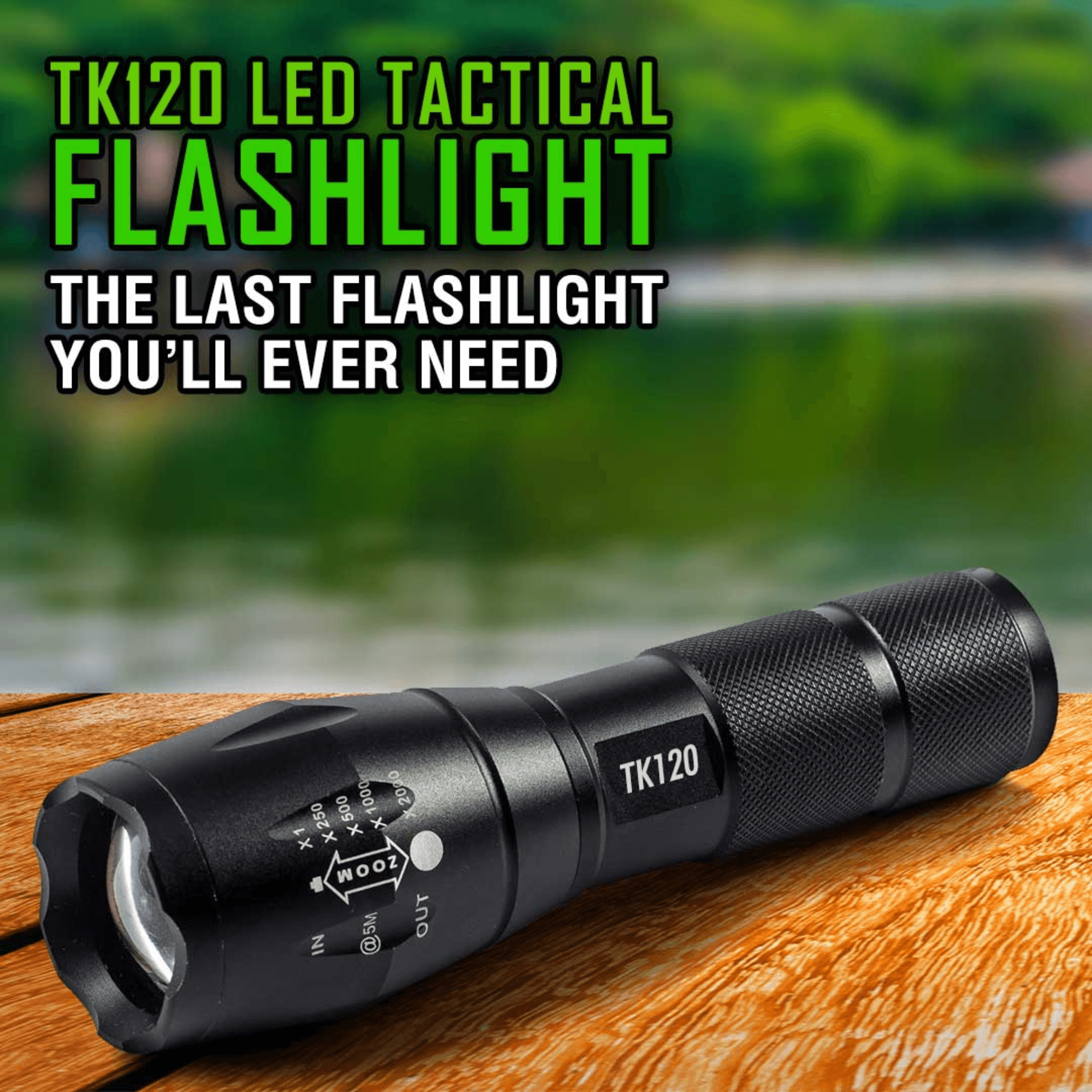 EcoGear FX TK120 LED flashlight 2-pack, image 5