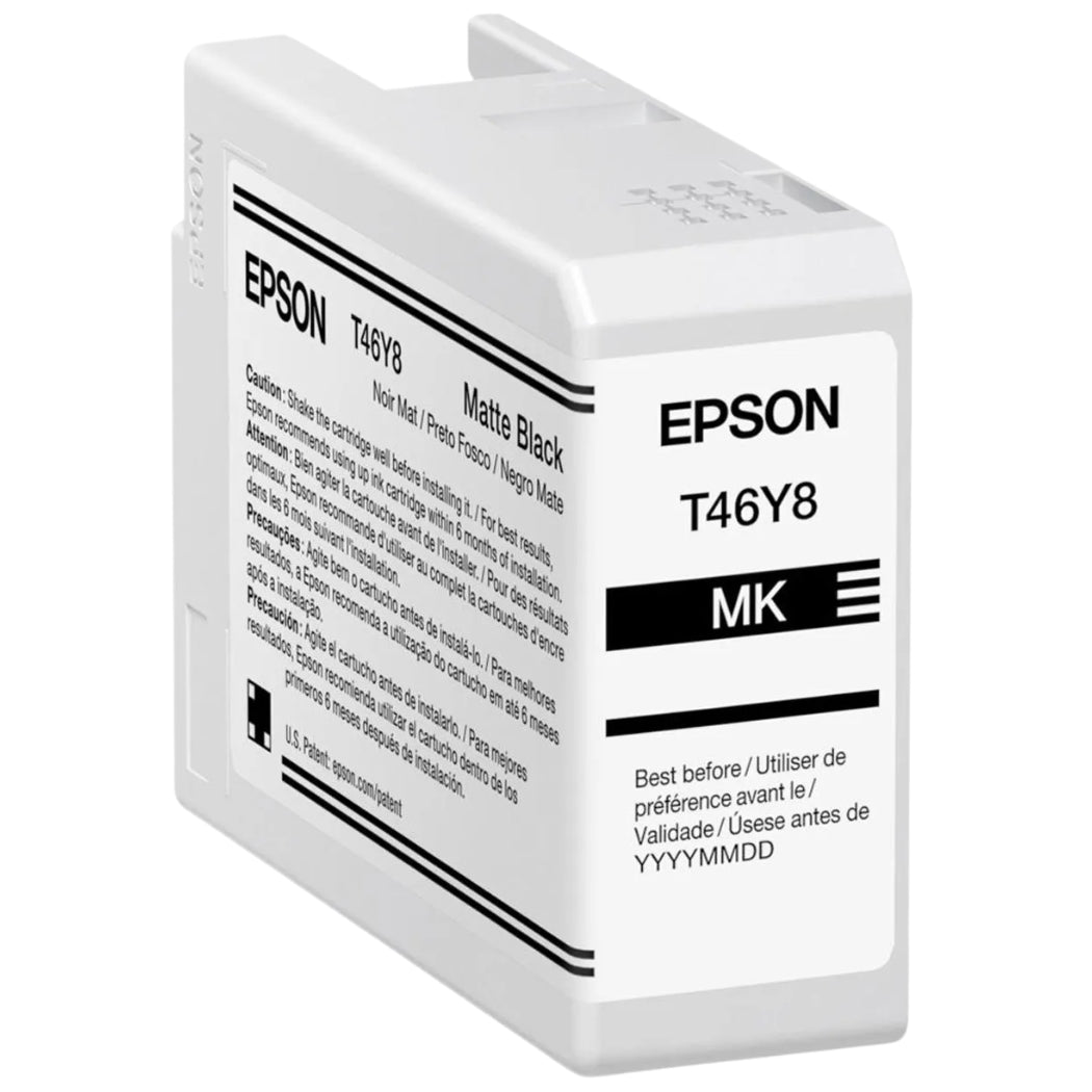 Original Epson T46Y8 Standard Yield Matte Black Ink Cartridge