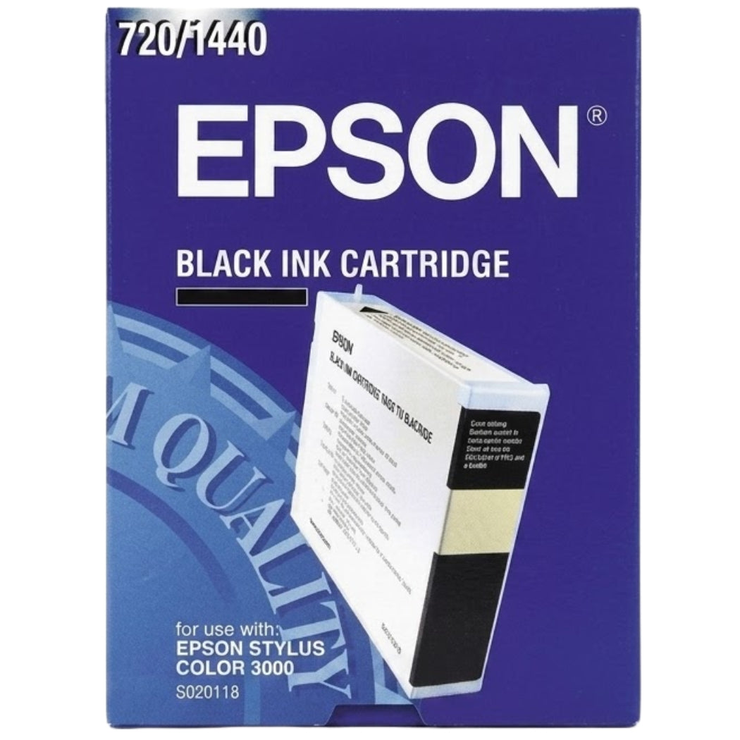 Genuine Epson S020118 Black Inkjet Cartridge, MJIC9BK