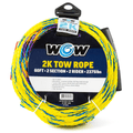 WOW Watersports 60ft 2-Rider 2K Tow Rope with 2 Sections-0