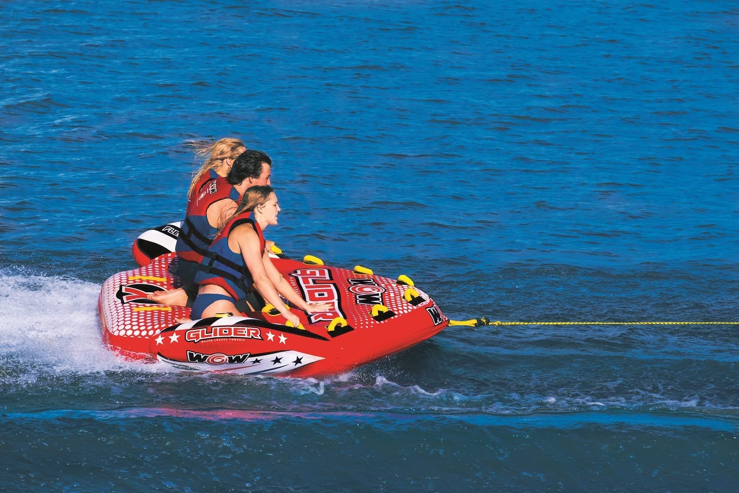 WOW Watersports Glider 3 Person 3P Towable with Flex Seating-1