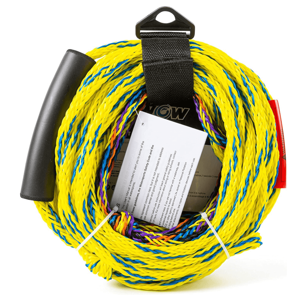 WOW Watersports 60ft 2-Rider 2K Tow Rope with 2 Sections-1