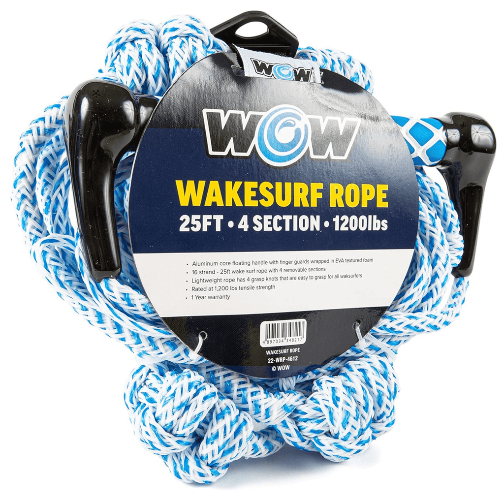 WOW Watersports 25ft 4-Section Wakesurf Rope-1