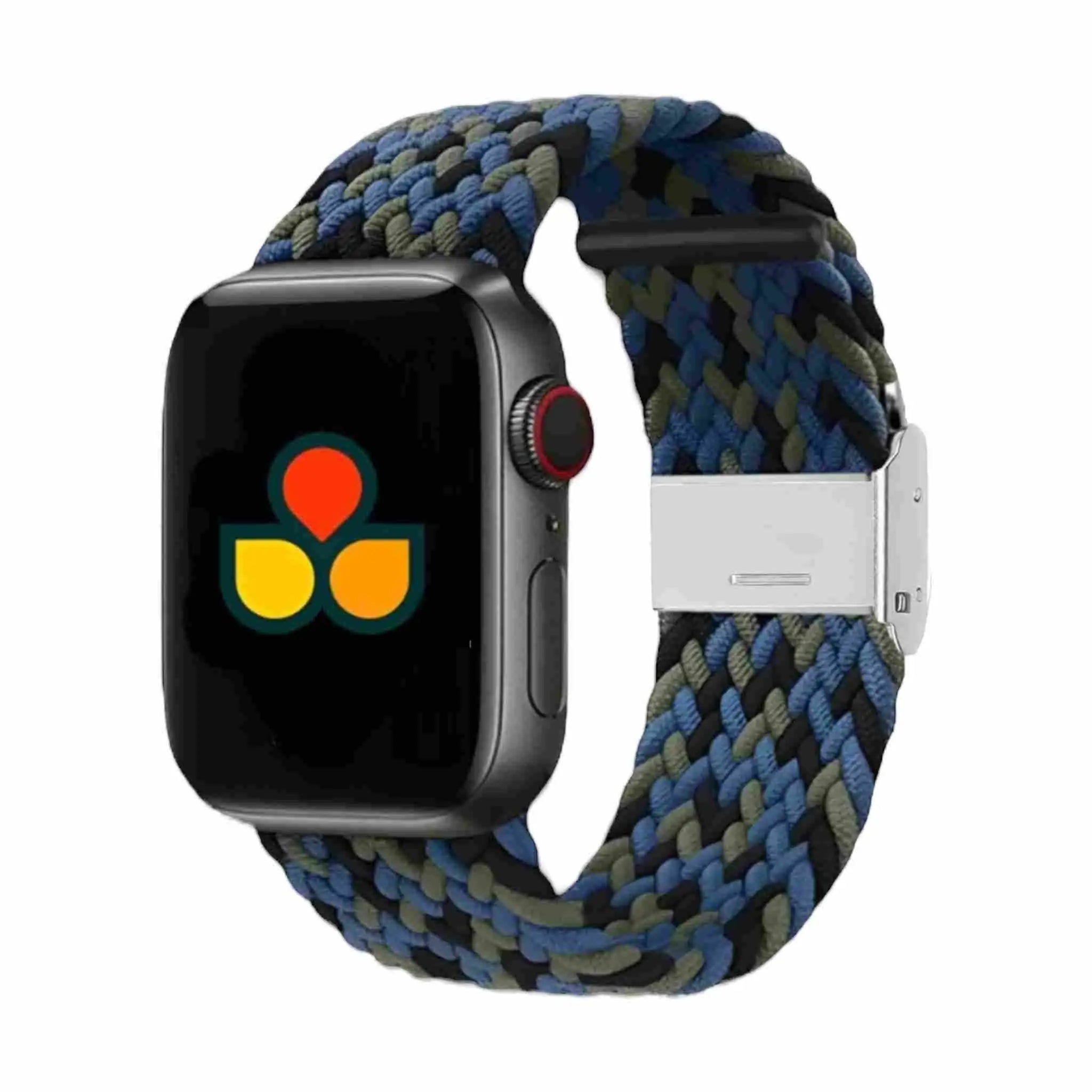 Adjustable Braided Nylon Apple Watch Band