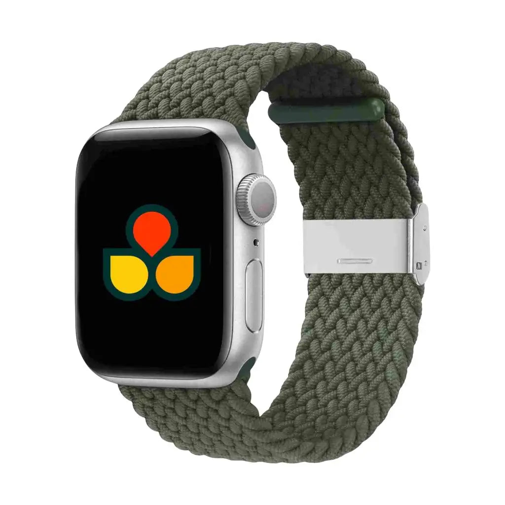 Adjustable Braided Nylon Apple Watch Band